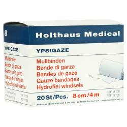 YPSIGAZE Mullbinde 8 cmx4 m 20 St Binden von Holthaus Medical GmbH & Co. KG