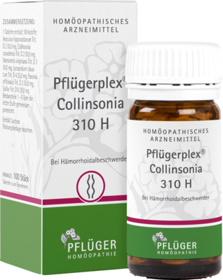 PFL�GERPLEX Collinsonia 310 H Tabletten 100 St von Hom�opathisches Laboratorium Alexander Pfl�ger GmbH & Co. KG