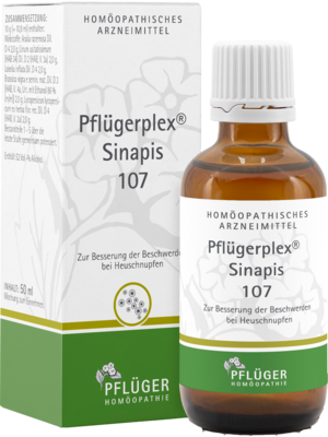 PFL�GERPLEX Sinapis 107 Tropfen 50 ml von Hom�opathisches Laboratorium Alexander Pfl�ger GmbH & Co. KG