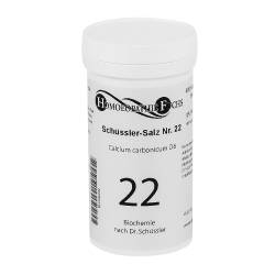 HOMOEOPATHIEFUCHS Schüssler-Salz Nummer 22 Calcium carbonium D6 Biochemie von Homöopathiefuchs