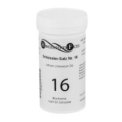 HOMOEOPATHIEFUCHS Schüssler-Salz Nummer 16 Lithium chloratum D6 Biochemie von Homöopathiefuchs