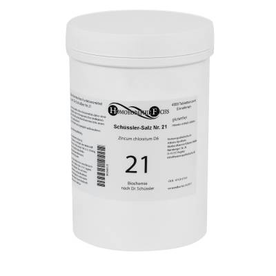 HOMOEOPATHIE FUCHS Schüssler-Salz Nummer 21 Zincum chloratum D6 Biochemie von Homöopathiefuchs