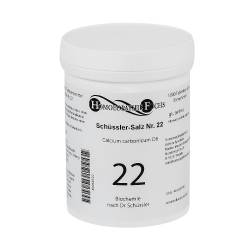 HOMOEOPATHIEFUCHS Schüssler-Salz Nummer 22 Calcium carbonicum D6 Biochemie von Homöopathiefuchs
