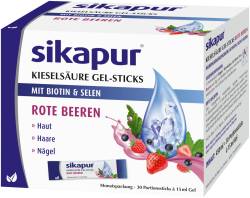 SIKAPUR Kieselsäure Gel-Sticks rote Beeren 30 St ohne von Hübner Naturarzneimittel GmbH