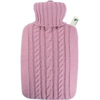 Hugo Frosch Wärmflasche Klassik 1,8l Strickbezug pastell-rosa von Hugo Frosch