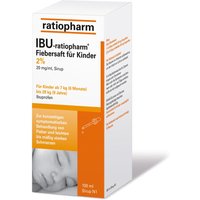 IBU-ratiopharm 2% Fiebersaft fÃ¼r Kinder von IBU ratiopharm