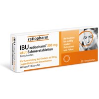 IBU-ratiopharm 200 akut Schmerztabletten von IBU ratiopharm
