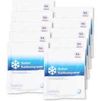 IEA Medical Sofort-Kälte-Kompresse (15,3 x 12,7 cm) 10 Stück | Einmal-Kühlpacks für Prellungen von IEA Medical