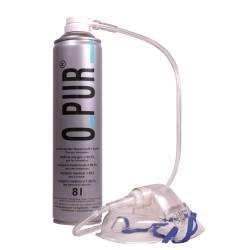 O PUR Sauerstoff Dose inkl.Maske u.Schlauch Spray 8 l Spray von IMP GmbH International Medical Products