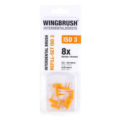 WINGBRUSH Refill-Set Interdentalb.ISO 3 med./large 8 St von IMP GmbH International Medical Products