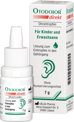 OTODOLOR direkt Ohrentropfen 7 g von INFECTOPHARM Arzn.u.Consilium GmbH