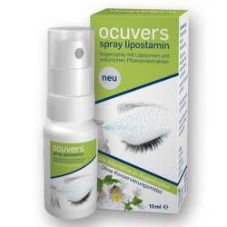 OCUVERS spray lipostamin Augenspray mit Euphrasia 15 ml von INNOMEDIS AG