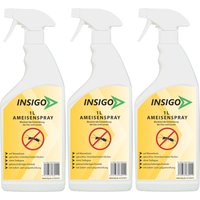 Insigo Ameisenspray gegen Ameisen, fliegende / kriechende Ameisen und deren Larven & Eier von INSIGO