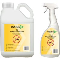 Insigo Ameisenspray gegen Ameisen, fliegende / kriechende Ameisen und deren Larven & Eier von INSIGO