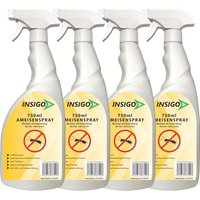 Insigo Ameisenspray gegen Ameisen, fliegende / kriechende Ameisen und deren Larven & Eier von INSIGO