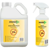 Insigo Ameisenspray gegen Ameisen, fliegende / kriechende Ameisen und deren Larven & Eier von INSIGO