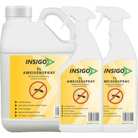 Insigo Ameisenspray gegen Ameisen, fliegende / kriechende Ameisen und deren Larven & Eier von INSIGO