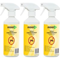 Insigo Ameisenspray gegen Ameisen, fliegende / kriechende Ameisen und deren Larven & Eier von INSIGO