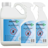 Insigo Milbenspray gegen Milben Hausstaubmilben & Milben Eier von INSIGO