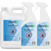 Insigo Milbenspray gegen Milben Hausstaubmilben & Milben Eier von INSIGO