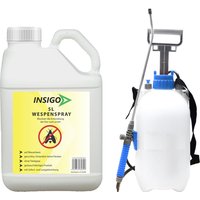 Insigo Wespenspray mit 5L Drucksprüher von INSIGO