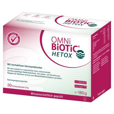 "OMNi BiOTiC Hetox Beutel 30x6 Gramm" von "INSTITUT ALLERGOSAN Deutschland (privat) GmbH"