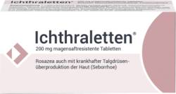 ICHTHRALETTEN 200 mg magensaftresistente Tabletten 84 St von Ichthyol-Gesellschaft Cordes Hermanni & Co. (GmbH & Co.) KG
