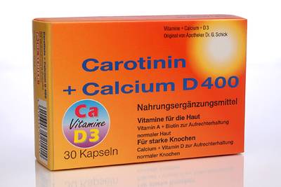 CAROTININ+Calcium D 400 Kapseln 56,6 g von Inkosmia GmbH & Cie.KG