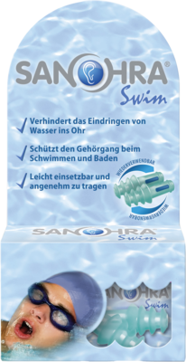 SANOHRA swim Ohrenschutz f.Erwachsene 2 St von Innosan GmbH