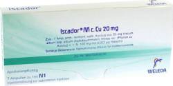 ISCADOR M c.Cu 20 mg Injektionsl�sung 7X1 ml von Iscador AG