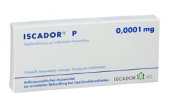 ISCADOR P 0,0001 mg Injektionsl�sung 7X1 ml von Iscador AG