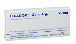 ISCADOR Qu c.Arg 20 mg Injektionsl�sung 7X1 ml von Iscador AG