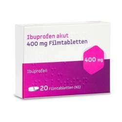 IBUPROFEN akut 400 mg Filmtabletten 20 St von JUTA Pharma GmbH