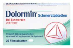 DOLORMIN Filmtabletten 20 St von Johnson & Johnson GmbH (OTC)