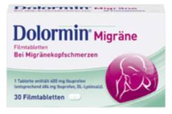 DOLORMIN Migr�ne Filmtabletten 30 St von Johnson & Johnson GmbH (OTC)