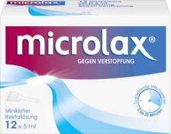 MICROLAX Rektall�sung Klistiere 12X5 ml von Johnson & Johnson GmbH (OTC)