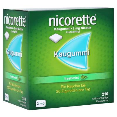 "Nicorette 2mg freshmint Kaugummi 210 Stück" von "Johnson & Johnson GmbH (OTC)"