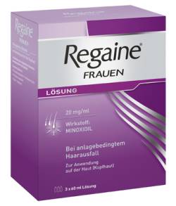 REGAINE Frauen 20 mg/ml Lsg.z.Anw.a.d.Kopfhaut 3X60 ml von Johnson & Johnson GmbH (OTC)