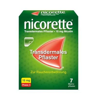 nicorette Nikotinpflaster mit 15 mg Nikotin -20% Cashback* von Johnson & Johnson GmbH (OTC)