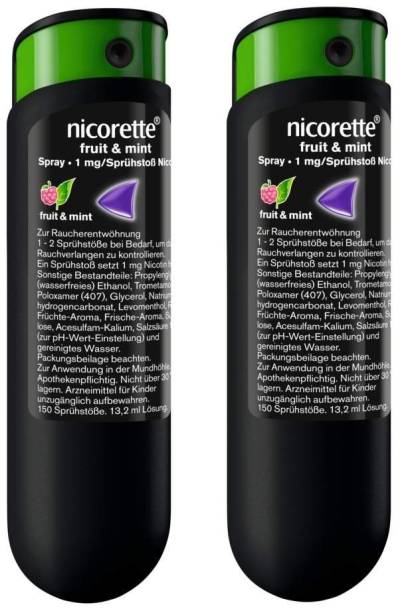 Nicorette Fruit und Mint Spray Doppelpack von Johnson & Johnson GmbH (OTC