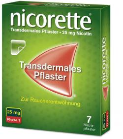 Nicorette TX Pflaster 25 mg 7 Matrixpflaster von Johnson & Johnson GmbH (OTC