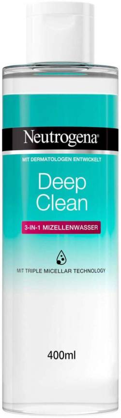 Neutrogena Deep Clean 3 in 1 Mizellenwasser 400 ml von Johnson&Johnson GmbH-CHC