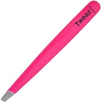 K-Pro Tweazy Pinzette Augenbrauen zupfen Eyebrow Tweezer Edelstahl (Neon Pink) von K-Pro