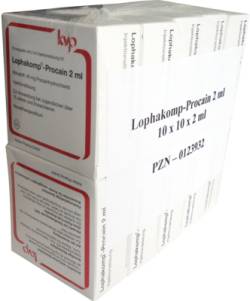 LOPHAKOMP Procain 2 ml Injektionsl�sung 100X2 ml von K�hler Pharma GmbH