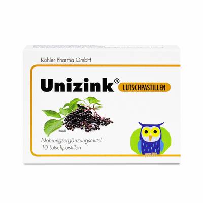 UNIZINK Lutschpastillen 20 g von K�hler Pharma GmbH