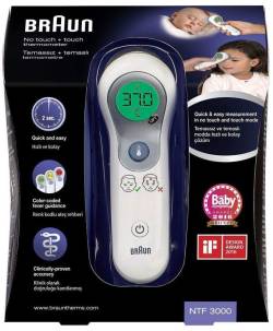 Braun NTF3000 No-Touch & Stirnthermometer von KAZ Europe SA