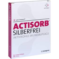 ACTISORB SILBERFREI 6,5x9,5 cm Kompressen 10 St Kompressen von 3M Healthcare Germany GmbH