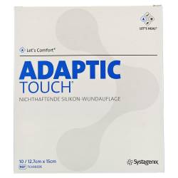 ADAPTIC Touch 12,7x15 cm nichthaft.Sil.Wundauflage 10 St Wundgaze von 3M Healthcare Germany GmbH