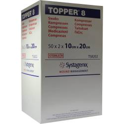 TOPPER 8 Kompr.10x20 cm steril 50 X 2 St Kompressen von 3M Healthcare Germany GmbH