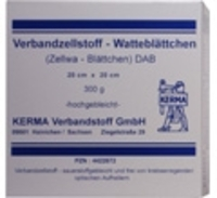 VERBANDZELLSTOFF WATTEBL�TTCHEN hochgebl.20x20 cm 300 g von KERMA Verbandstoff GmbH